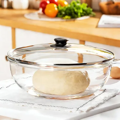 6 Qt Glass Mixing Bowl with Lid - Best Deal