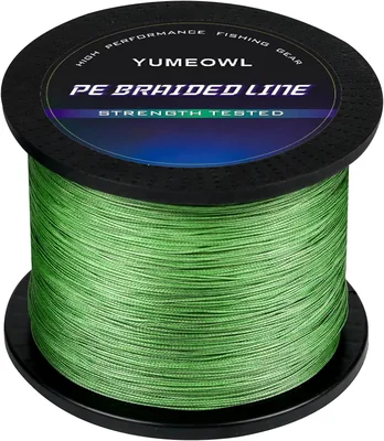 YUMEOWL Braided Fishing Line - 4/8 Strand