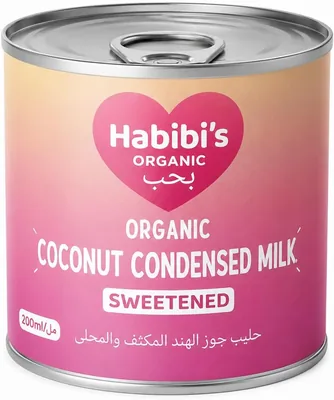 Habibi's Organic Coconut Condensed Milk, 210ml