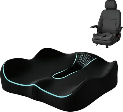 Cojín de Espuma Viscoelástica Vervex para Silla de Oficina