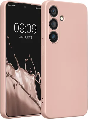 kwmobile Telefonhulla kompatibel med Samsung Galaxy S24 - Mjuk Silikonhull med Metallisk Glans - Skyddshullan - Metall