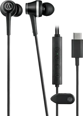 オーディオテクニカ ATH-CKD7NC BK(E) 有線イヤホン タイプC ノイズキャンセル