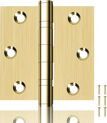 Komsen 6 Pack 3 Inch Stainless Steel Door Hinges