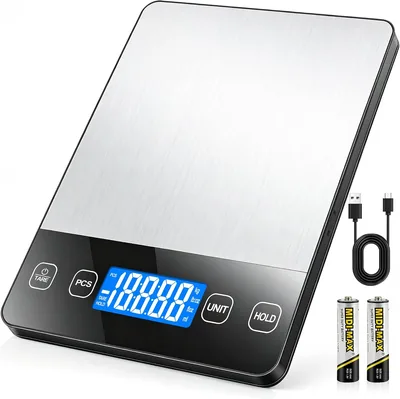 Food Scale 33lb Rechargeable Kitchen Digital Scale