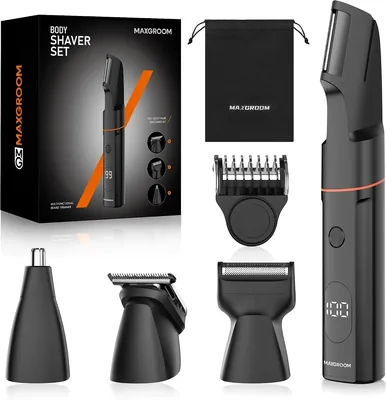 MAXGROOM Body & Pubic Hair Trimmer for Men