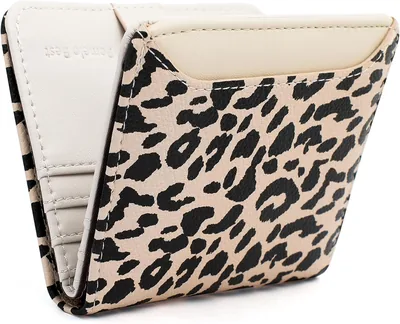 Pomelo Best Women's Small Purse RFID Mini Wallet PU Leather Print Deal