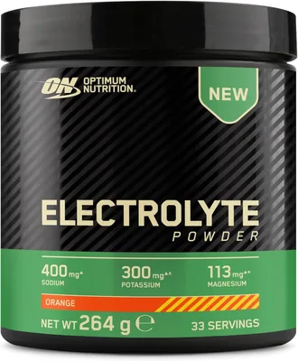 Optimum Nutrition Elektrolity w Proszku, Smak Pomarańczowy, 264 g, 33 Porcje