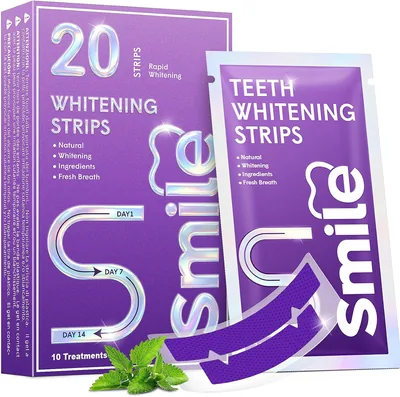 Purple Teeth Whitening Strips 20 Count Best Deal