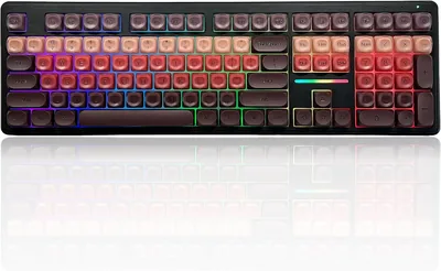 FURYCUBE IP108 Lipstick Keyboard - 108 Key Wired Silent Office Keyboard Best Deal