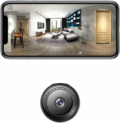 Caméra d'espionnage WiFi 1080P Mini Intérieure/Extérieure de Surveillance Discrète avec Enregistreur à Distance