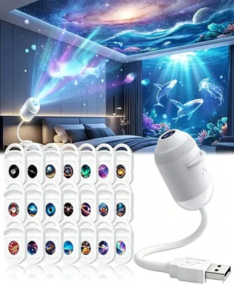 HD Smart Dynamic 5D Holographic Night Light Projector Best Deal