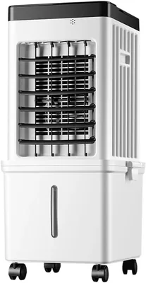 Climatiseur portable 3 en 1 et humidificateur d'air refroidi à l'eau - Sans évacuation, réservoir d'eau