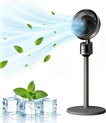 Ventilateur de bureau générique Standing Pedestal Fan, 3 vitesses silencieux, grand refroidissement | Poids lourd pour chambre à coucher, étude, bureau et université
