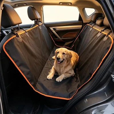 Funda Impermeable para Asiento Trasero del Coche para Perro, A Prueba de Arañazos