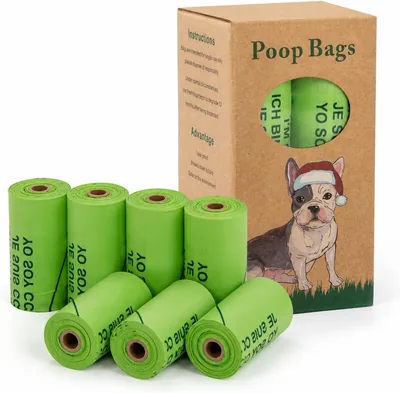 Earth-Friendly Dog Poop Bags - 8 Pack Best Deal