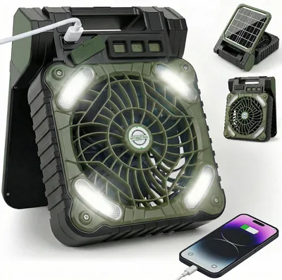 Fohil Solar Camping Fan 21% Off