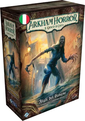 Asmodee ARKHAM HORROR: Figli del Sangue - Espansione | Campagna di Gioco Collaborativo a Carte