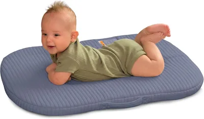 Boppy Playtime Lounger for Newborn, Soft Padded Surface & Cozy 360ยฐ Rim, Slate Blue Best Deal