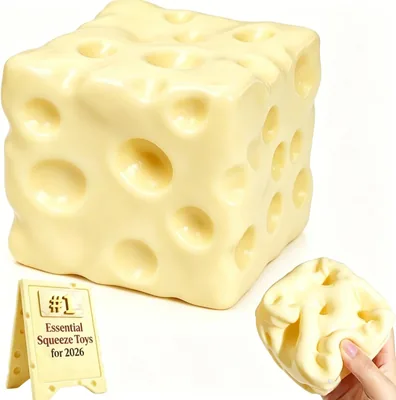 Cheese Squishy Stress Relief Toy