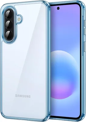 JETech Funda para Samsung Galaxy A57 5G, Carcasa Anti-Amarillo Antigolpes Protectora, Respaldo Anti-Arañazos PC Dura (Azul)
