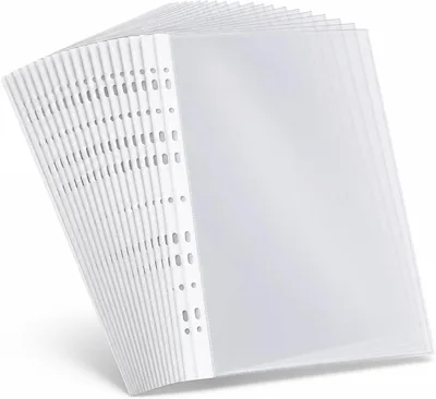 30 Pcs A4 Clear Sheet Protectors Best Deal