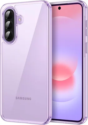 JETech Funda para Samsung Galaxy A37 5G, Carcasa Anti-Amarillo Antigolpes Protectora, Respaldo Anti-Arañazos PC Dura (Lavanda