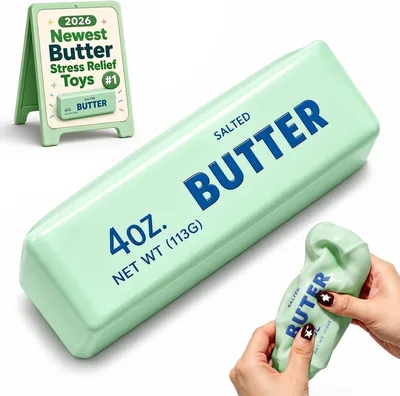 Crunchy Butter Squishy Asmr - Green Butter