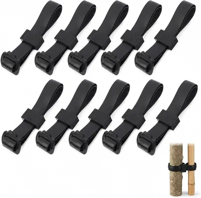 10 Pcs Rubber Tree Ties Straps Plant Support