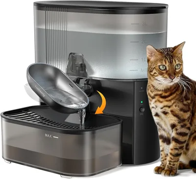 FEELNEEDY Cat Water Fountain 3.5L Stainless Steel No Filter - Best Deal