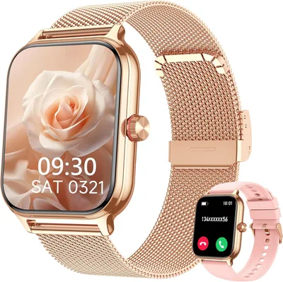 LODIMEKE Smartwatch pour Apple Samsung Xiaomi & Téléphones Android, Montre Homme Femme Pression Artérielle Fréquence Cardiaque Sommeil