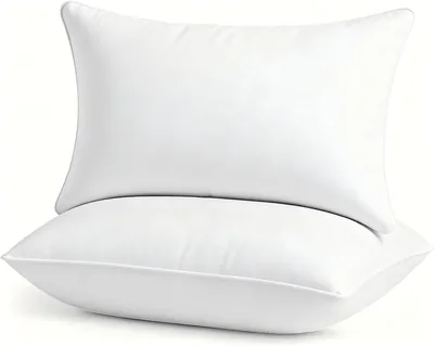 2 Pack Almohada Tamaño Estándar, Relleno 1000g Microfibra Suave, Down Alternative Bed Pillow, Almohadas Comfort, Firmeza Media