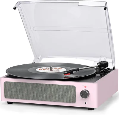 Singer PLayer Belt Drive Vinyl Record Player BT Wireless