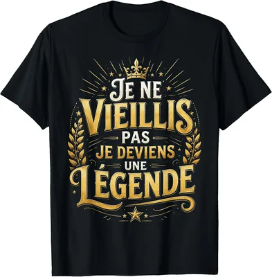 T-shirt drôle d'anniversaire pour homme