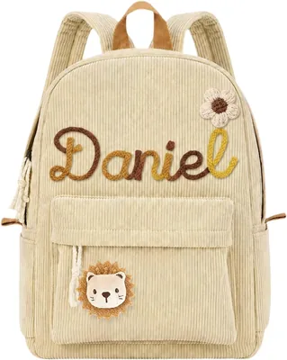 Personalized Toddler Backpack - Custom Name Embroidered Book Bag