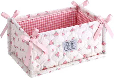Floral Baby Laundry Basket, Collapsible Organizer