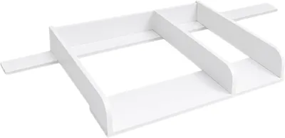 ComfortCove Cambiaggio per Comodini, 80 cm, Bianco | Pannello Posteriore Regolabile, Angoli Arrotondati, Best Deal