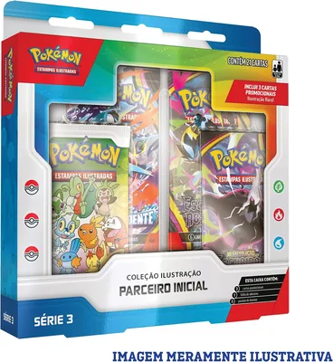 Coleção Pokémon TCG: Ilustração Parceiro Inicial (Série 3) - Português