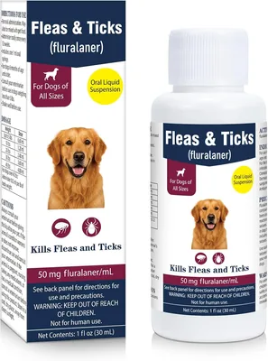 Flea & Tick Liquid Drops for Dogs