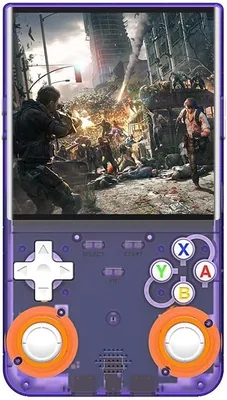 KingBoo R36 Ultra Online Retro Handheld Game Console, 64GB Storage, RGB 7-Color Lights, 4.0" IPS Scr