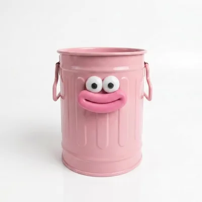 Cute Monster Pen Holder, Metal Desk Organizer