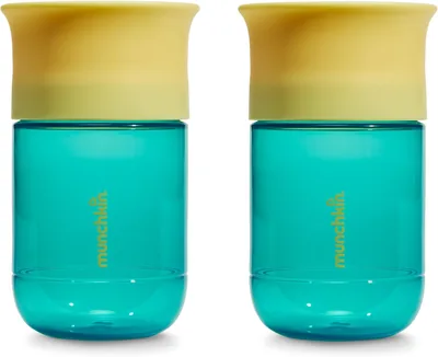 Munchkin Control Flow Open Training Cups, Teal, 2 Pack