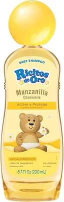 Ricitos de Oro - Shampoo Manzanilla, Purifica y Protege el Cabello, 200 ml | Formulado con Extracto de Manzanilla, Libre de Lág