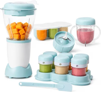 Procesador de Alimentos para Bebés Denash, 200W con Hoja de Acero Inoxidable