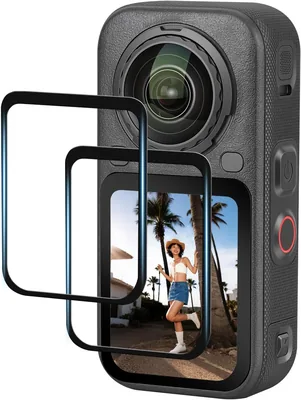 AMAZEAR Szkło Hartowane dla Insta360 X6 - Ochrona Ekranu 2x