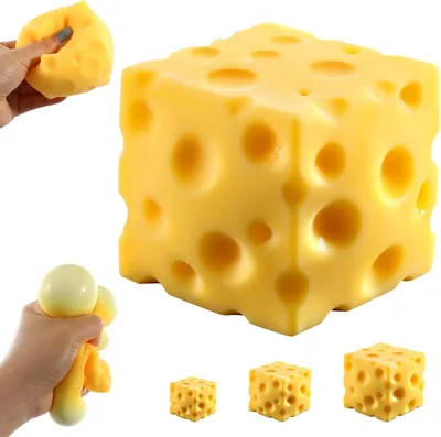 Cheese Squishy Soft Sensory Toy 5 cm