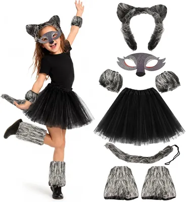 Panmey Wolf Costume Girls Halloween
