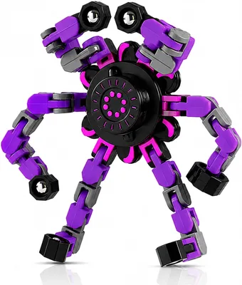 Transformable Fidget Spinner Toy, Stress Relief Sensory Toy