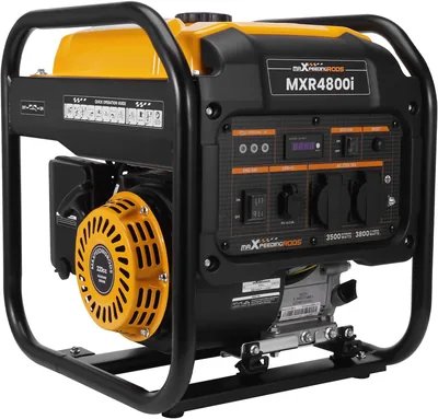 maXpeedingrods 3800W Inverter-Generator Benzin mit 2x 230V und USB, 4-Takt, tragbar