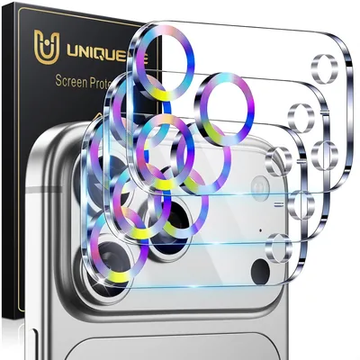 UniqueMe 3 Pack iPhone 18 Pro Camera Lens Protector