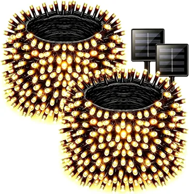 400 LED Solar Fairy Lights Outdoor String Lights